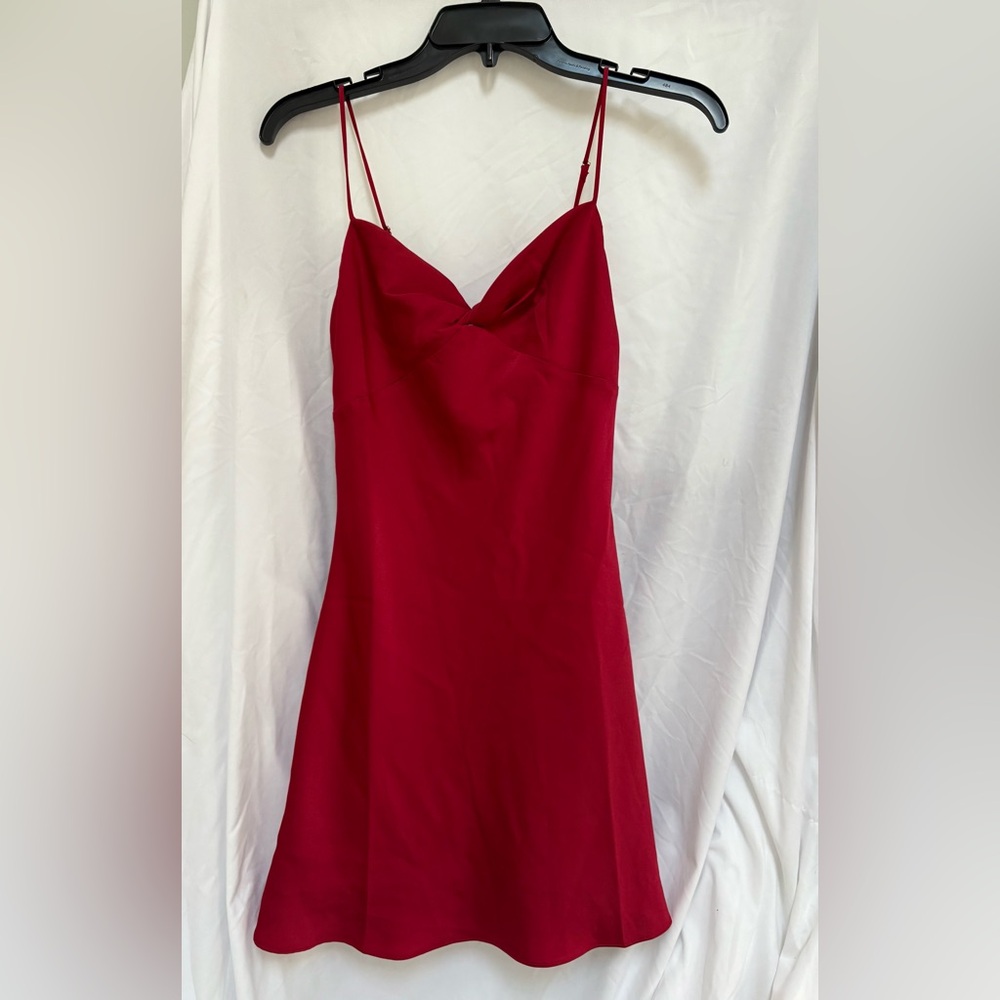Cotton Candy Red Mini Dress